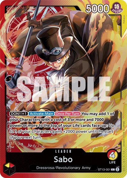 Sabo (ST13-001)