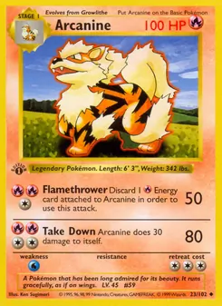 Arcanine (Base 23)