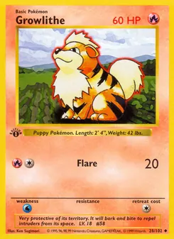 Growlithe (Base 28)
