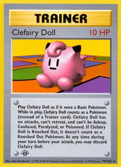 Clefairy Doll (Base 70)