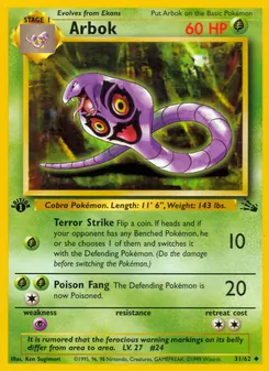 Arbok (Fossil 31)