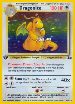 Dragonite (Fossil 4)