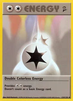 Double Colorless Energy (Base Set 2 124)