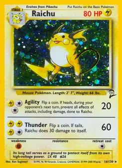 Raichu (Base Set 2 16)