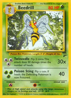 Beedrill (Base Set 2 21)