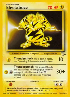 Electabuzz (Base Set 2 24)