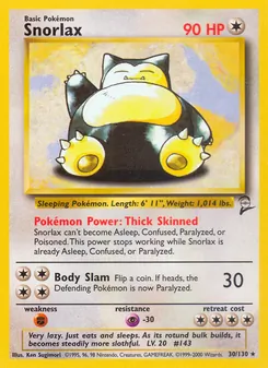 Snorlax (Base Set 2 30)