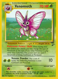 Venomoth (Base Set 2 31)