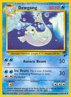 Dewgong (Base Set 2 36)