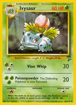 Ivysaur (Base Set 2 44)