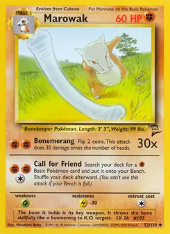 Marowak (Base Set 2 52)