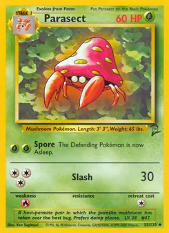 Parasect (Base Set 2 55)