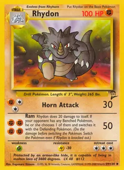 Rhydon (Base Set 2 59)