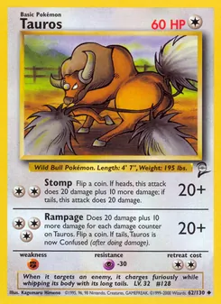 Tauros (Base Set 2 62)