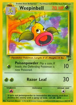 Weepinbell (Base Set 2 64)