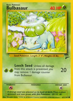 Bulbasaur (Base Set 2 67)