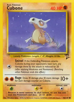 Cubone (Base Set 2 70)