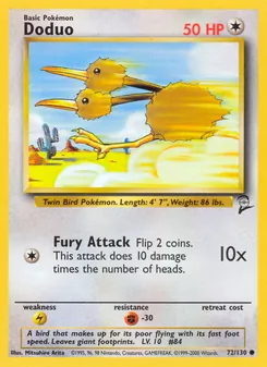 Doduo (Base Set 2 72)