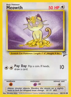 Meowth (Base Set 2 80)