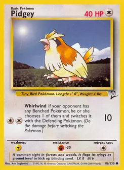 Pidgey (Base Set 2 86)
