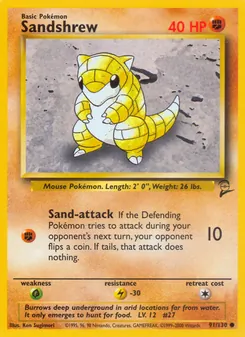 Sandshrew (Base Set 2 91)