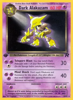 Dark Alakazam (Team Rocket 18)
