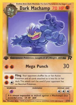 Dark Machamp (Team Rocket 27)