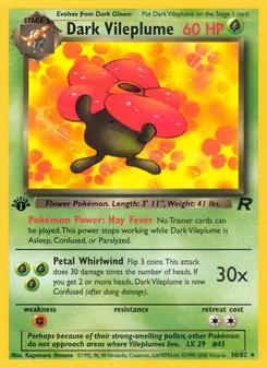 Dark Vileplume (Team Rocket 30)