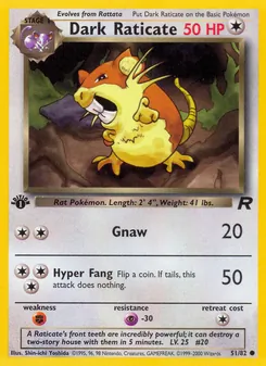 Dark Raticate (Team Rocket 51)