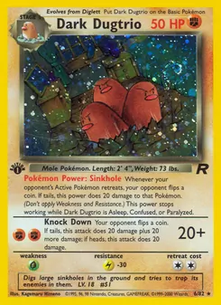 Dark Dugtrio (Team Rocket 6)