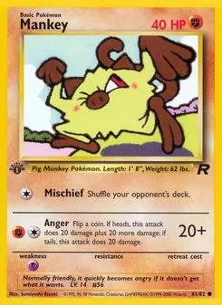 Mankey (Team Rocket 61)