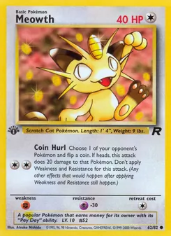 Meowth (Team Rocket 62)