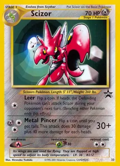 Scizor (Wizards Black Star Promos 33)