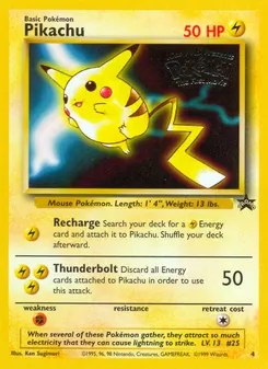 Pikachu (Wizards Black Star Promos 4)