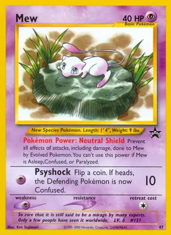 Mew (Wizards Black Star Promos 47)