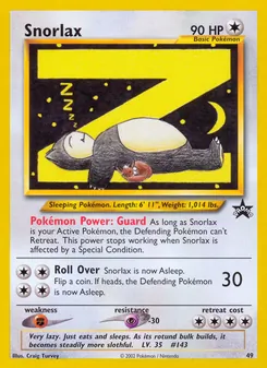 Snorlax (Wizards Black Star Promos 49)