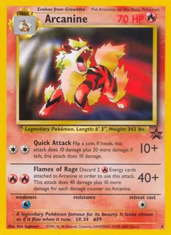 Arcanine (Wizards Black Star Promos 6)