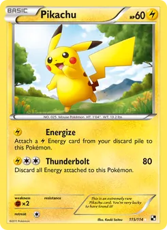 Pikachu (Black & White 115)