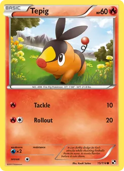 Tepig (Black & White 15)