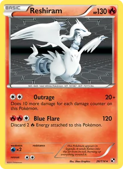 Reshiram (Black & White 26)