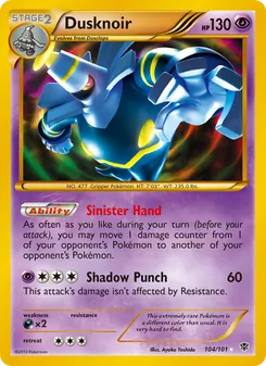Dusknoir (Plasma Blast 104)