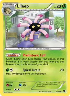 Lileep (Plasma Blast 3)