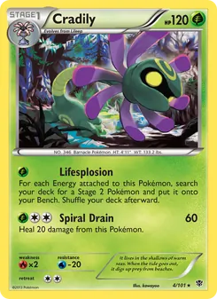 Cradily (Plasma Blast 4)
