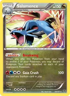 Salamence (Plasma Blast 64)