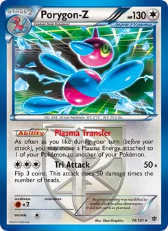 Porygon-Z (Plasma Blast 74)