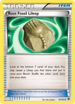 Root Fossil Lileep (Plasma Blast 87)