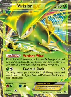 Virizion-EX (Plasma Blast 9)