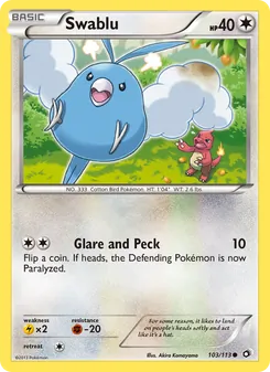 Swablu (Legendary Treasures 103)