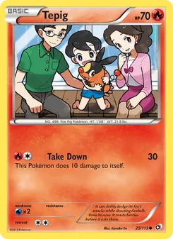 Tepig (Legendary Treasures 25)