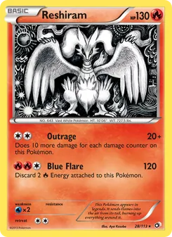 Reshiram (Legendary Treasures 28)